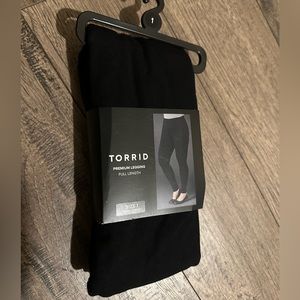 Torrid black leggings